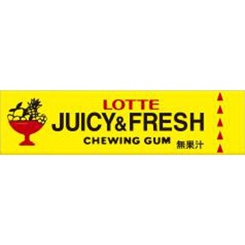 ロッテ ジューシー&フレッシュガム 9枚×15