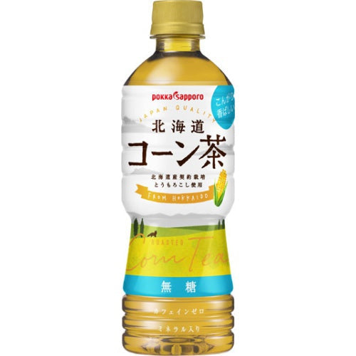 ポッカS 北海道コーン茶 P525ml×24