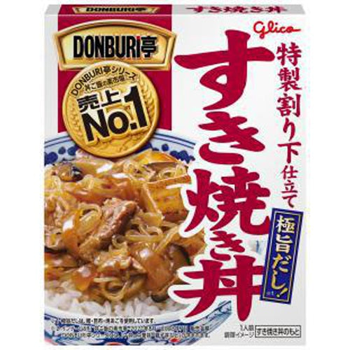 グリコ DONBURI亭 すき焼き丼170g×10