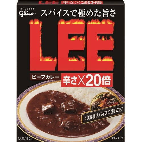 グリコ ビーフカレーLEE 辛さ×20倍180g×10