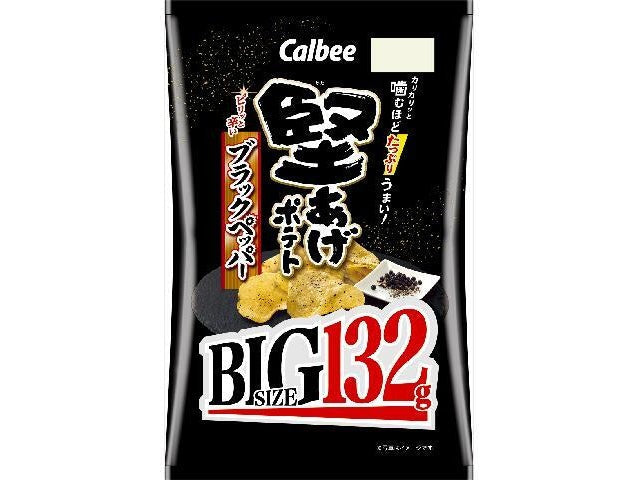 カルビー 堅あげPブラックペッパーBIG 132g×12