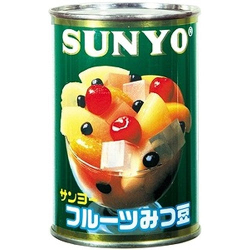 サンヨー フルーツみつ豆 4号×12