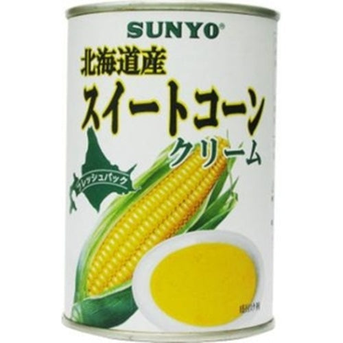 サンヨー 北海道産スイートコーンクリーム 4号×24