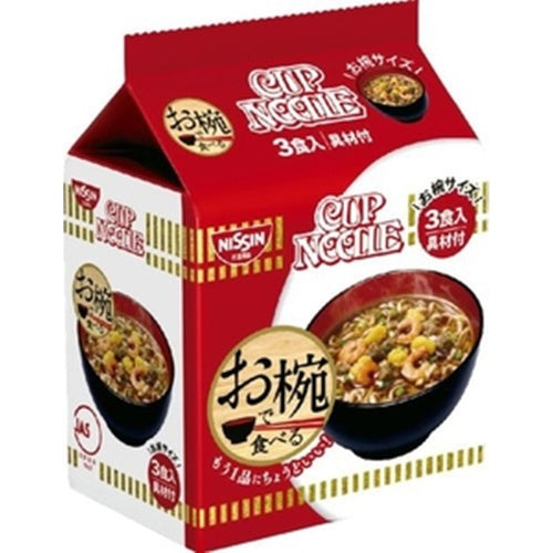 日清 お椀で食べるカップヌードル3食パック×9