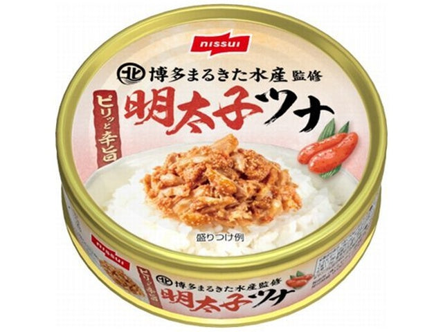 ニッスイ 博多まるきた水産監修 明太子ツナ70g×24