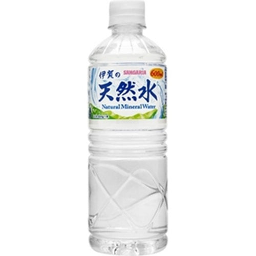 サンガリア 伊賀の天然水 P600ml×24