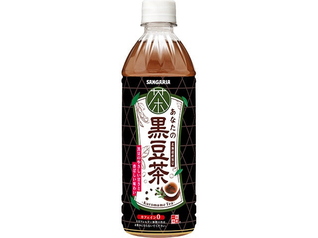 サンガリア あなたの黒豆茶 P500ml×24