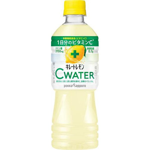 ポッカS キレートレモンCウォーター P525ml×24