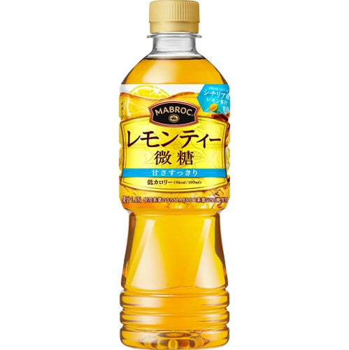 ポッカS マブロックレモンティー微糖P525ml×24