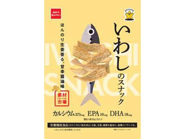 おやつC 素材市場いわしのスナック甘辛醤油味25g×24