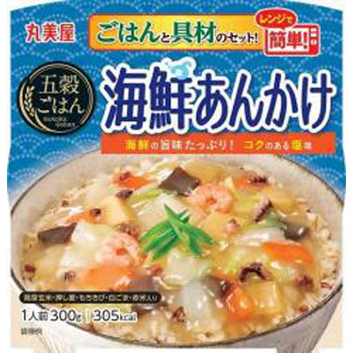 丸美屋 五穀ごはん 海鮮あんかけ300g×6