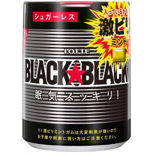 ロッテ ブラックブラック粒ワンプッシュボトル×6