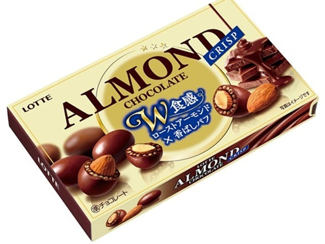 ロッテ アーモンドチョコレートクリスプ 80g×10