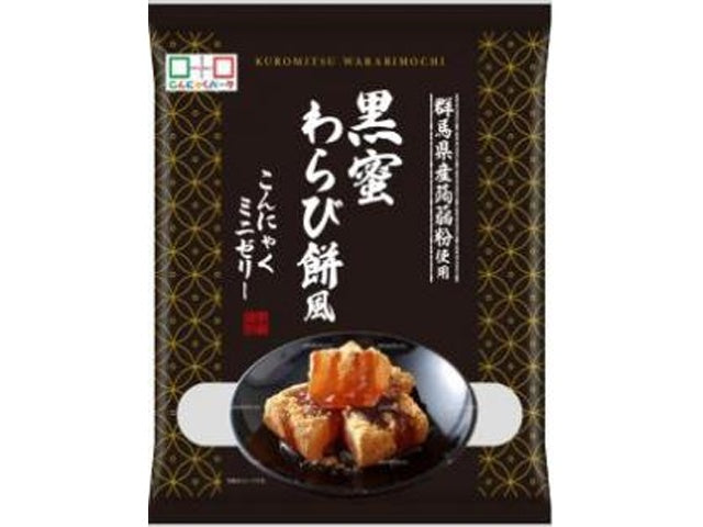 ヨコオ 黒蜜こんにゃくわらび餅風 500g×12