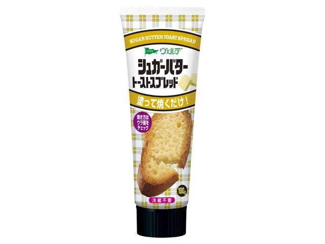 アヲハタ ヴェルデ シュガーバタートースト スプレッド 100gx8