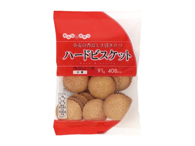 みんなのおやつ ハードビスケット 91gx12