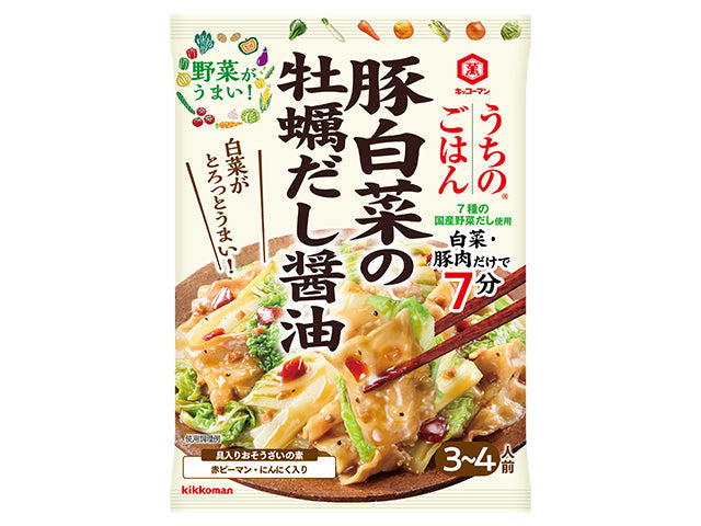 キッコーマン 豚白菜の牡蠣だし醤油 72g x10