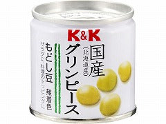 K&K 国産 グリンピース 無着色 85gx6