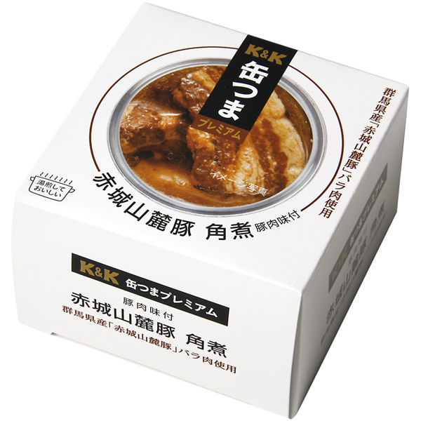 K&K 缶つま 群馬県産 赤城山麓豚角煮 150gx6