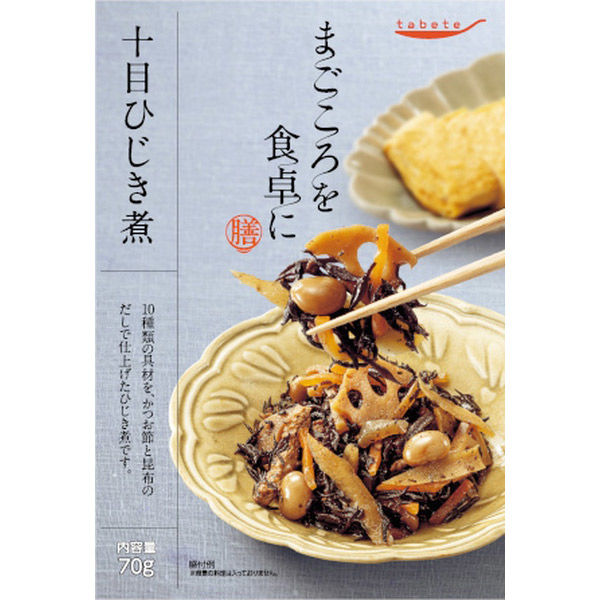 tabeteまごころを食卓に 膳 十目ひじき煮 70gx30