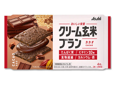 アサヒ クリーム玄米ブラン カカオ 72gx6