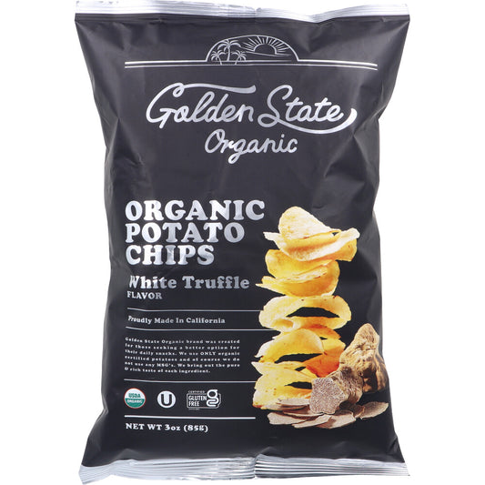 Golden State Organic オーガニックポテトチップス ホワイトトリュフ 85g×15
