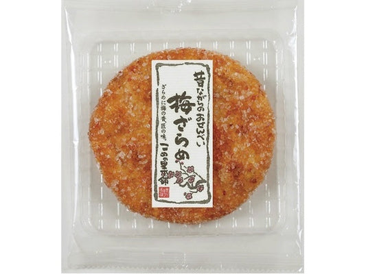 こめの里　大判梅ざらめ煎餅 1枚×12