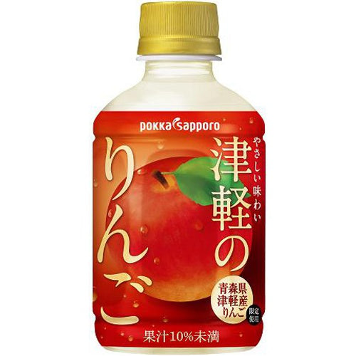 ポッカＳ　津軽のりんご　Ｐ２８０ml×24