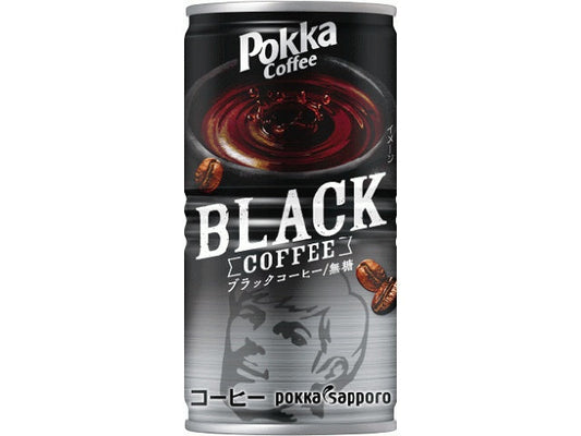 ポッカＳ　コーヒーブラック　缶185g×30