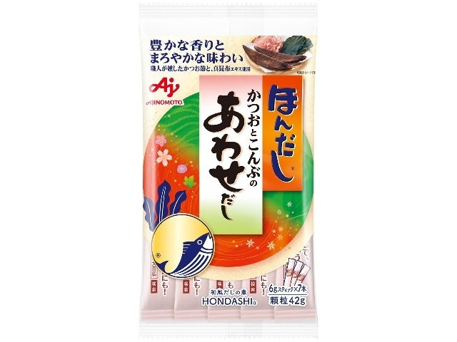 味の素 ほんだしかつおとこんぶのあわせだし6g7本×20