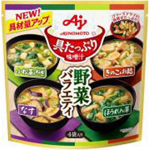 味の具　具たっぷり味噌汁野菜バラエティ4袋入×6