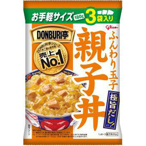 グリコ　ＤＯＮＢＵＲＩ亭　3食パック親子丼×10