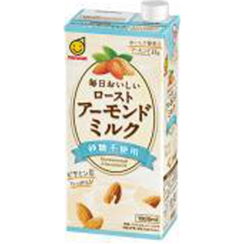 マルサン　ローストアーモンドミルク砂糖不使用1L×6