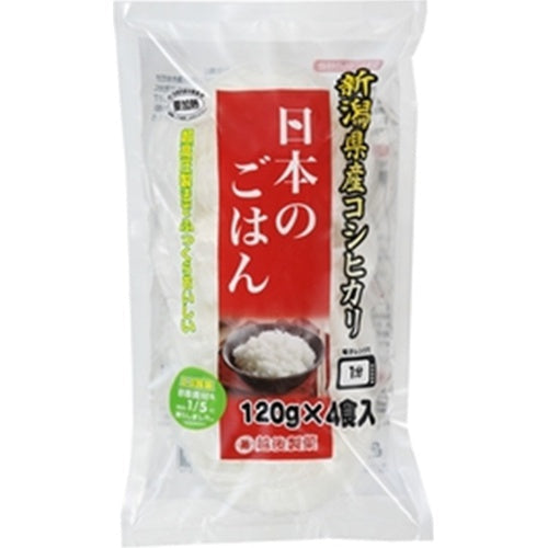 越後　日本のごはん　１２０ｇ×4食入×12