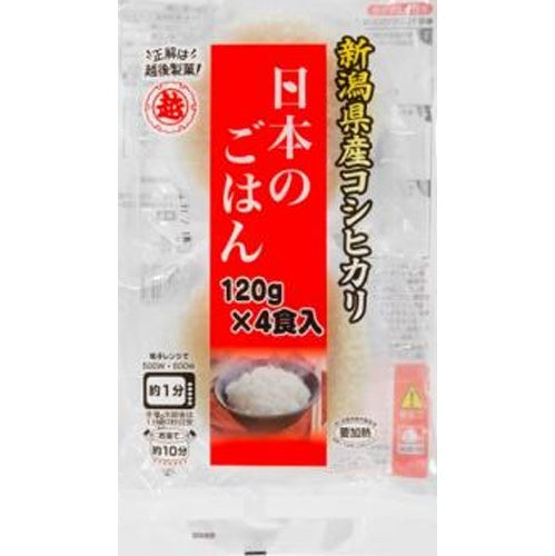 越後　日本のごはん　４食入×12