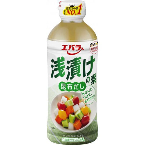 エバラ　浅漬けの素昆布だし　500ml×6