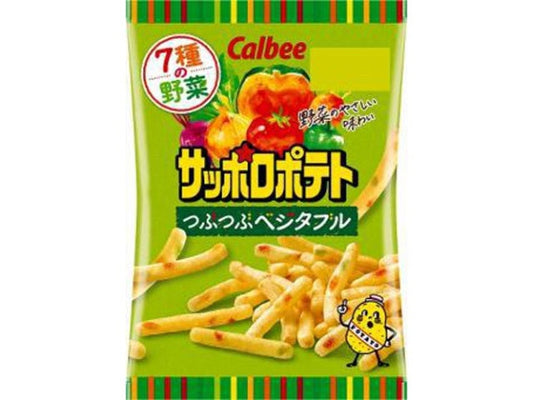 カルビー　２４ｇサッポロポテトつぶつぶベジタブル×24