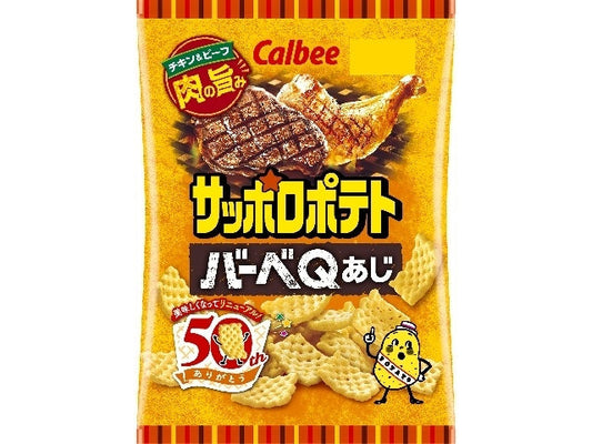 カルビー サッポロポテト バーベQあじ72g×12