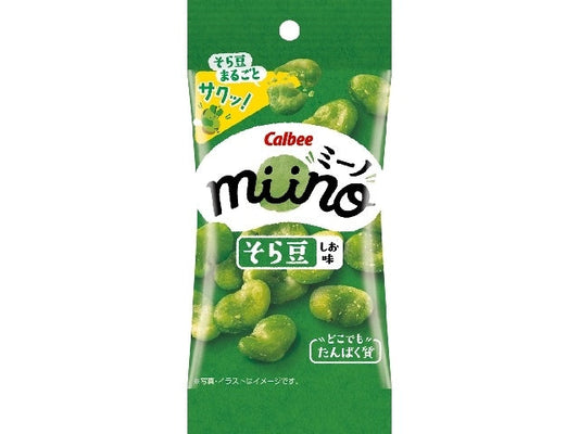 カルビー　ｍｉｉｎｏそら豆しおスリムサイズ 20g×18