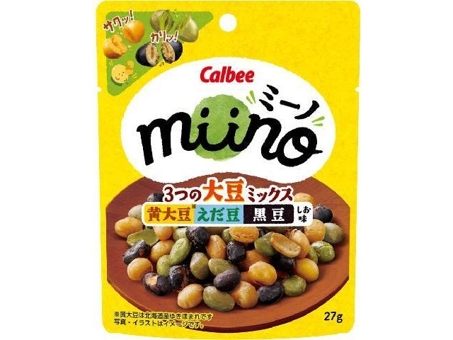 カルビー　ｍｉｉｎｏ　３つの大豆ミックス27g×12