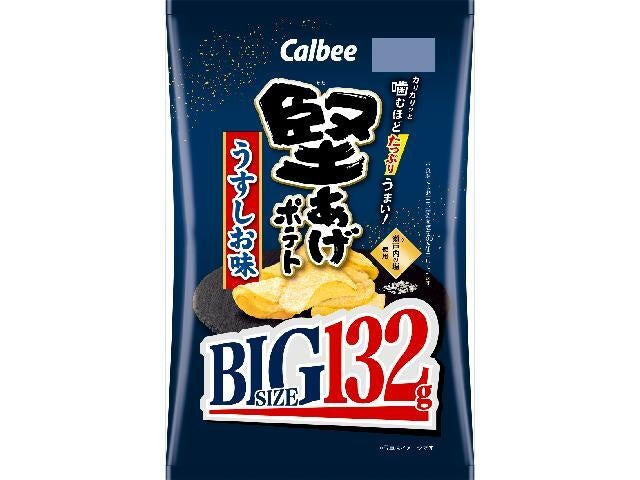 カルビー　堅あげポテトうすしお味BIG 132g×12