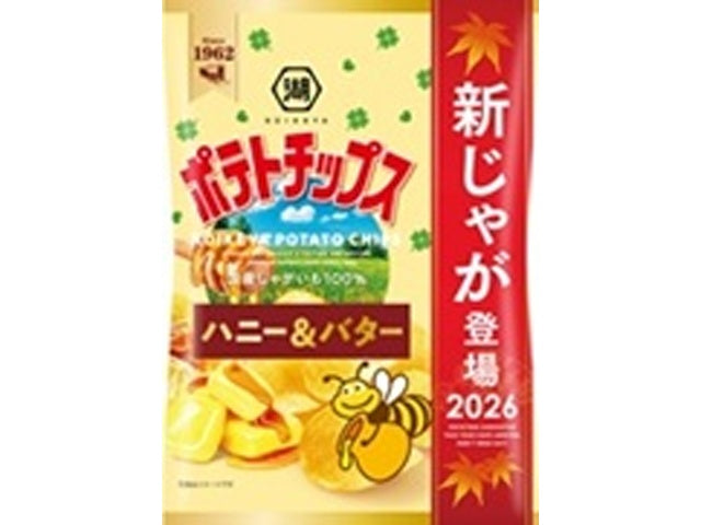 湖池屋 ポテトチップス ハニー&バター55g×12