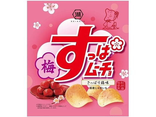 湖池屋すっぱムーチョチップス さっぱり梅味 55g 12入り