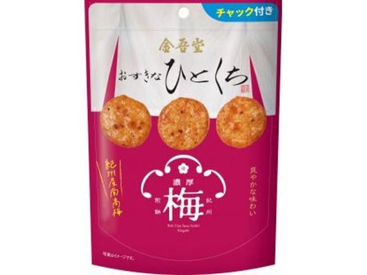 金吾堂　おすきなひとくち 濃厚梅だれ煎餅78g×12