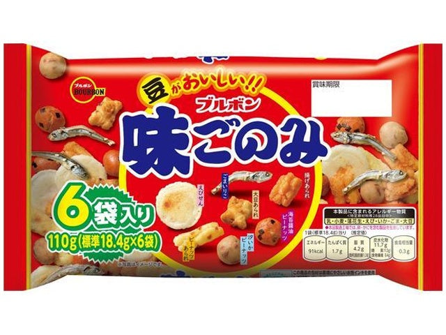 【大特価　数量限定　賞味期限2026年3月27日】ブルボン　味ごのみファミリー　6袋×12