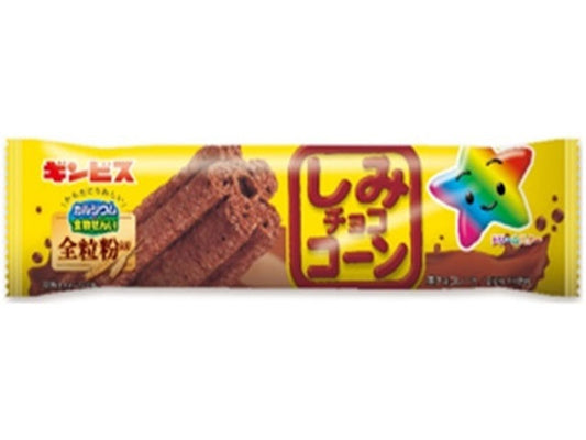ギンビス　しみチョココーン全粒粉スティック16g×15
