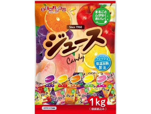扇雀飴　１ｋｇジュースキャンデー×8