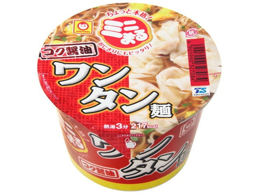 東洋水産マルちゃん ミニまるコク醤油ワンタン麺46g 12入り