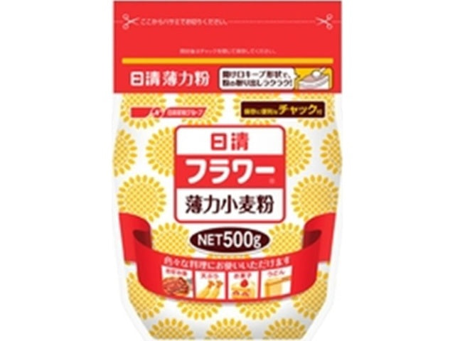 日清　フラワーチャック付５００ｇ×12