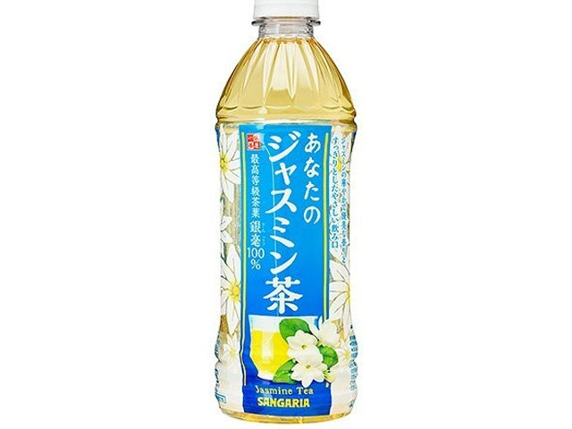 サンガリア　あなたのジャスミン茶P500ml×24